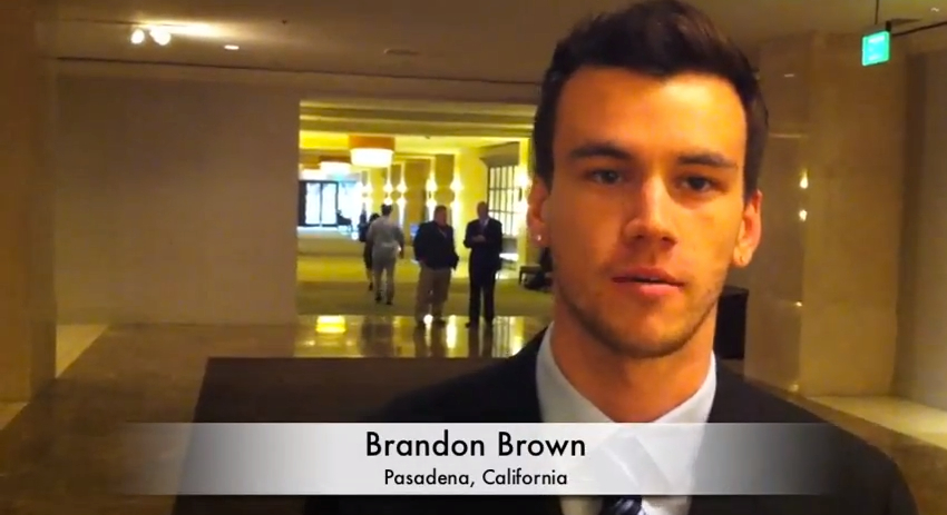 Open blog post titled 'My Vector Marketing Experience - Highlighting Brandon Brown'