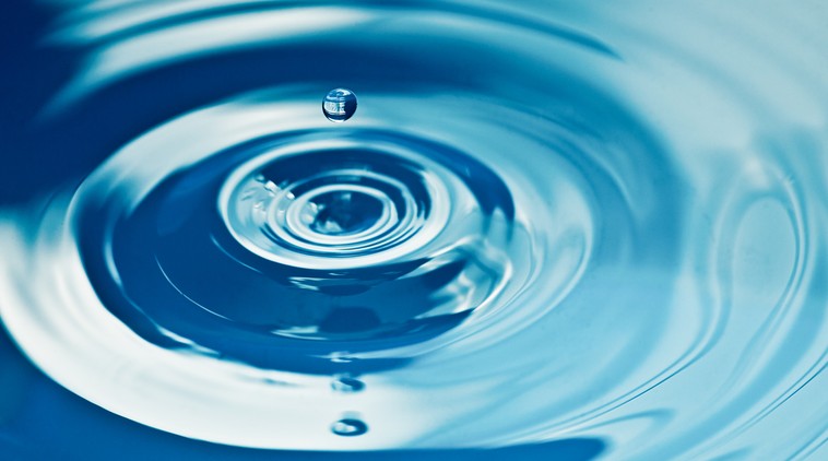 water ripple droplet